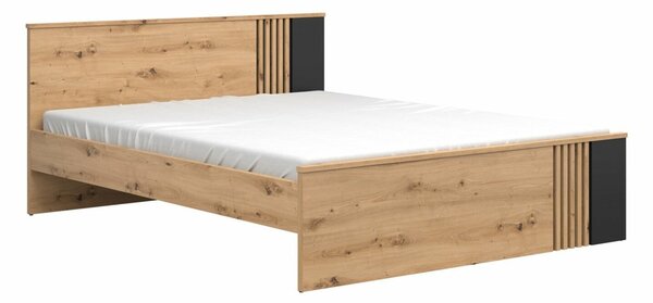 Pat Orlnolu 109Dublu, Maro deschis, 160x200, PAL laminat, MDF, 17x21x9cm