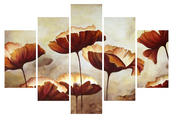 Tablou flori roșii (150x105 cm)