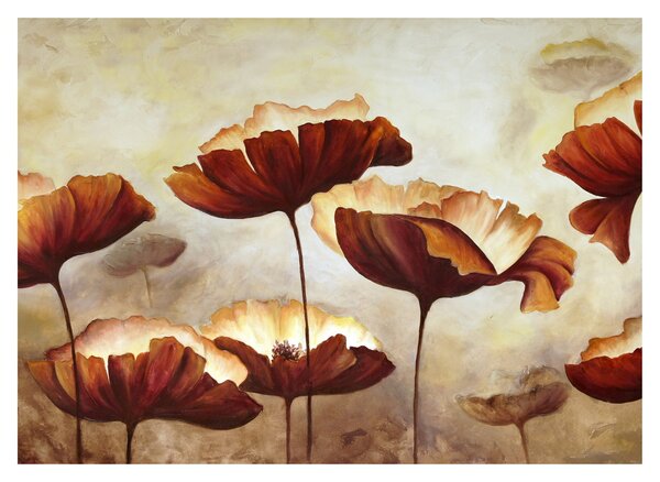 Tablou flori roșii (70x50 cm)