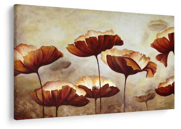 Tablou flori roșii (90x60 cm)