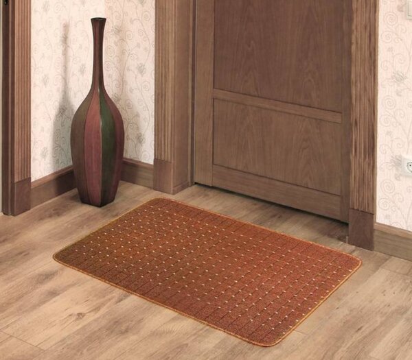 Traversa Antiderapanta Hol Bucatarie, Model Stanford Clay Beige, Portocaliu 80 x 200
