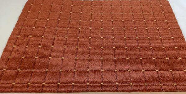 Traversa Antiderapanta Hol Bucatarie, Model Stanford Clay Beige, Portocaliu 80 x 200