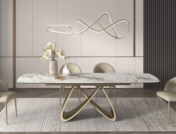 Masa ceramica Infinity, extensibila 180 cm/90 cm | FAVI.ro