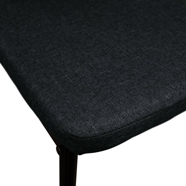 SET 6 Scaune Alto, tesatura ,structura metalica - NEGRU - STANDARD
