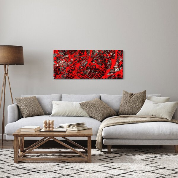 Tablou - Abstracție expresivă (120x50 cm)