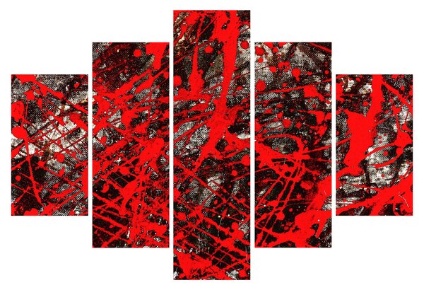 Tablou - Abstracție expresivă (150x105 cm)