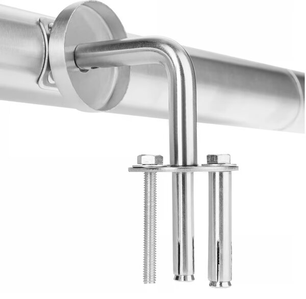 Mâner din oțel inoxidabil CHROME, 4,2×100cm, argintiu Monzana