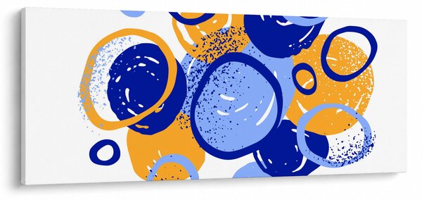 Tablou - Motiv luminos cu cercuri (120x50 cm)