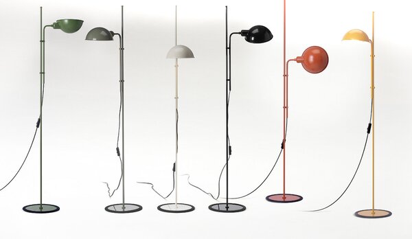 MARSET Lampadar Funiculí, galben muștar, Galben, Camera de zi / sufragerie, Metal, Design