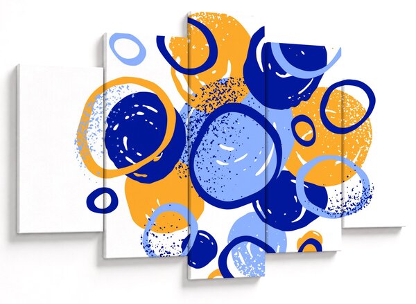 Tablou - Motiv luminos cu cercuri (150x105 cm)
