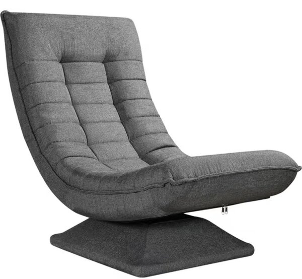 Șezlong ABERDEEN, 87x60x105cm, gri Casaria