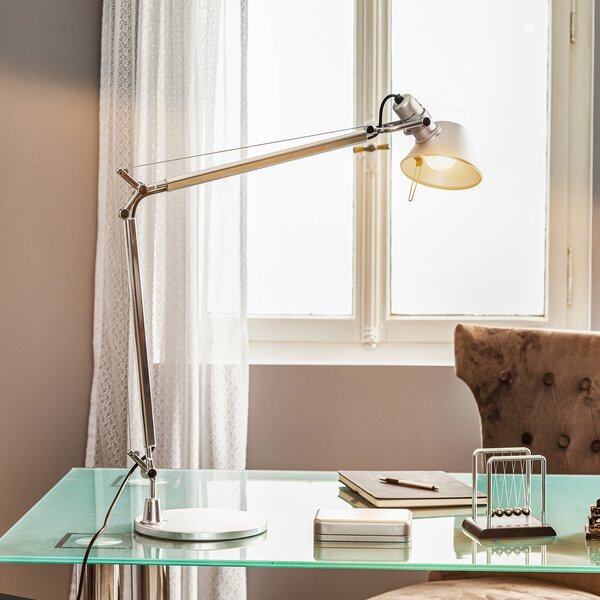 Artemide Tolomeo Tavolo - Lampă de masă designer, Metalic, Studiu / Birou, Metal, Design