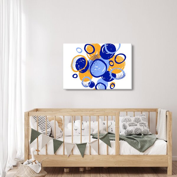 Tablou - Motiv luminos cu cercuri (90x60 cm)