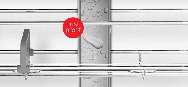 Raft de baie telescopic din metal gri - simplehuman