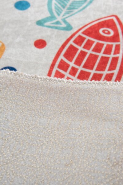 Covoras de baie, Sophisticated Texture, 40 x 60 cm, UnicUtil, Colourful (40 x 60), Multicolor
