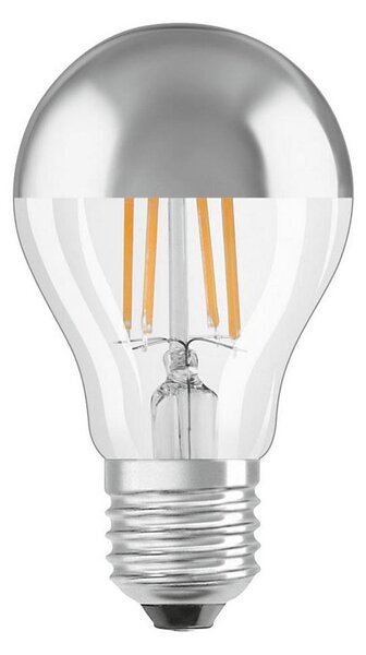 Bec LED dimabil cu cap sferic oglindit VINTAGE E27/7,5W/230V 2700K Osram