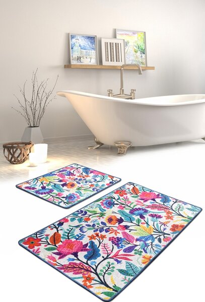 Set covorase baie 2 piese, Deluxe Soft, UnicUtil, Multicolor