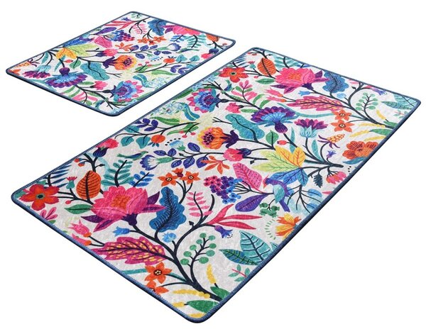 Set covorase baie 2 piese, Deluxe Soft, UnicUtil, Multicolor