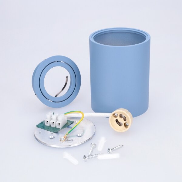 Brilagi - Corp de iluminat tip spot MIA 1xGU10/30W/230V 100x80 mm albastru