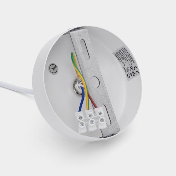 Brilagi - Lampă suspendată pe cablu CONE SINGLE 1xGX53/15W/230V albă