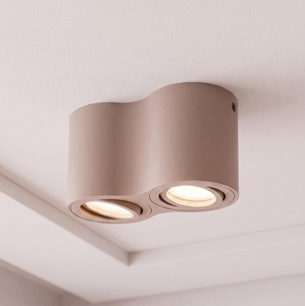Brilagi - Lampă spot MIA DOUBLE 2xGU10/30W/230V bej