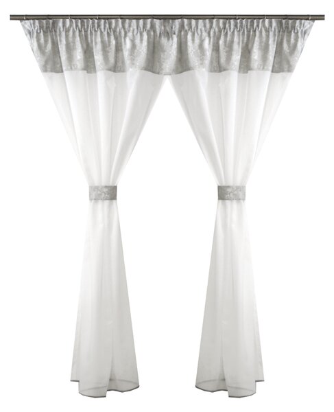 Perdea Velaria in cristal alb, 210x170 cm