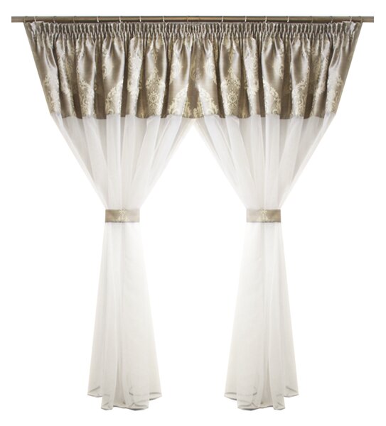 Perdea Velaria bamboo alb, 380x162 cm