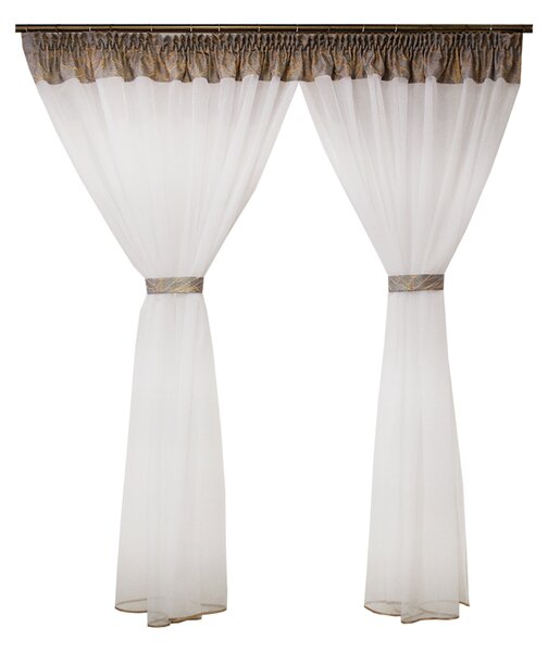 Perdea Velaria bamboo alb, 320x190 cm