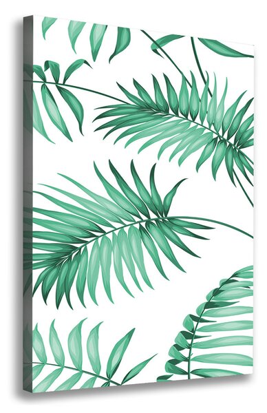 Print pe canvas frunze tropicale