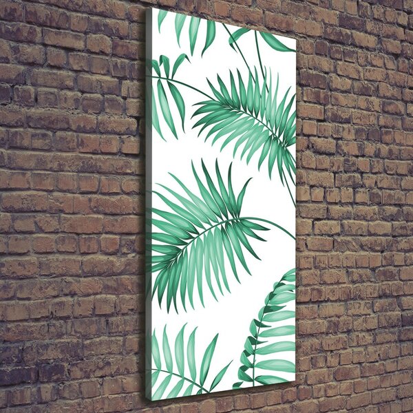 Print pe canvas frunze tropicale