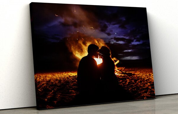 Tablou canvas "fire night"