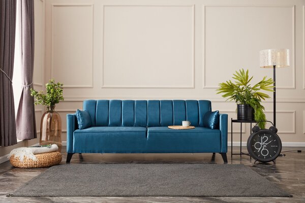 Canapea extensibilă Ova 3-Seat - Turquoise