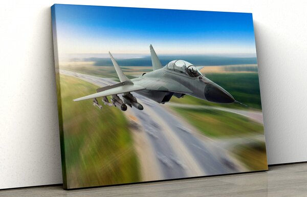 Tablou canvas "Avion de vanatoare supersonic"