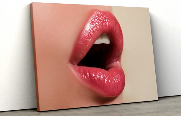 Tablou canvas "pink lips"