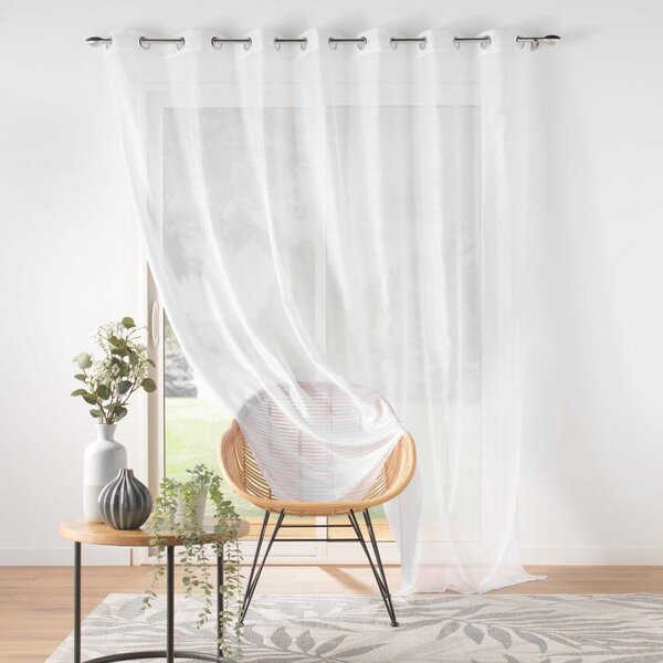 Perdea albă din voal 240x240 cm Lissea – douceur d'intérieur