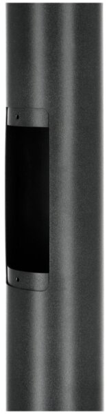 Tijă metalică pentru stâlp de iluminat exterior BASE, 3 m, negru