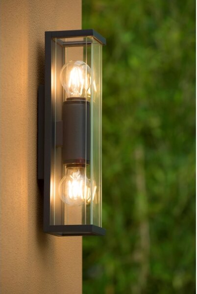 Aplică de exterior Lucide 27885/02/30 CLAIRE 2xE27/15W/230V IP54