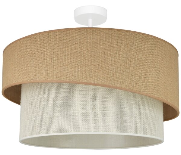 Brilagi - Lustr SHINE 1xE27/15W/230V pr. 50 cm bej/crem