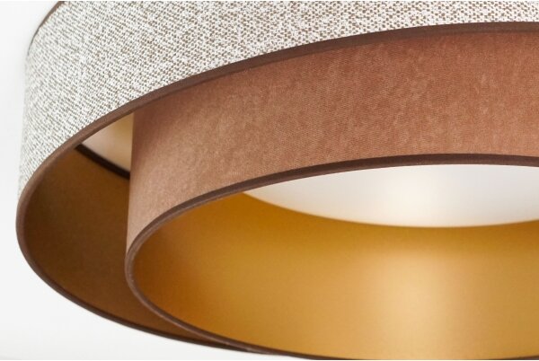 Plafonieră LED Brilagi VEGAS SHINE LED/24W/230V d. 60 cm maro
