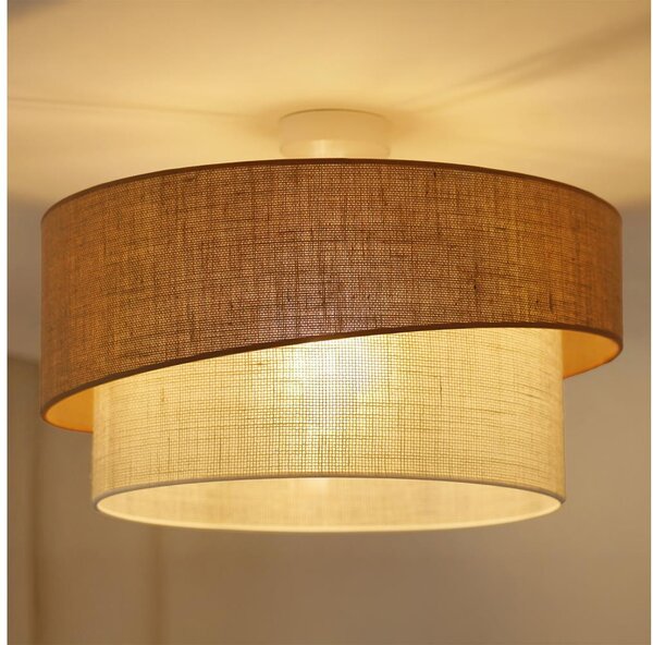 Brilagi - Lustr SHINE 1xE27/15W/230V pr. 50 cm bej/crem