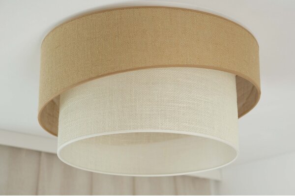 Brilagi - Lustr SHINE 1xE27/15W/230V pr. 50 cm bej/crem