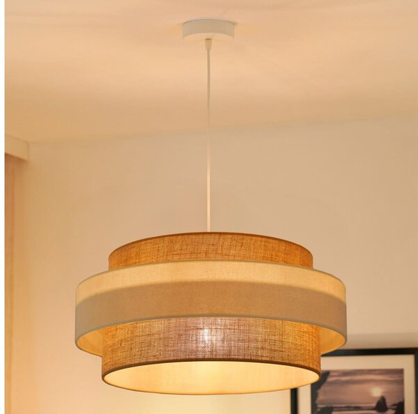 Lustră aplicată Brilagi SPACE LIGHT 1xE27/15W/230V d. 50 cm bej/crem