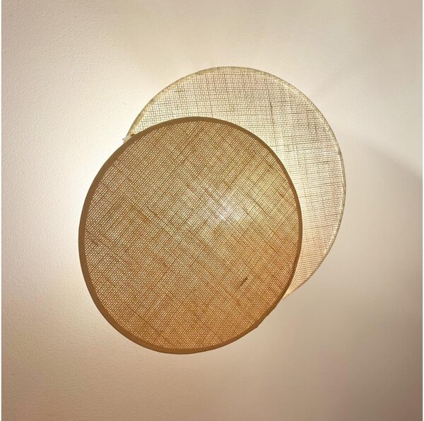Brilagi - Aplica de perete CIRCLES 1xE27/15W/230V 45x45 cm bej/crem