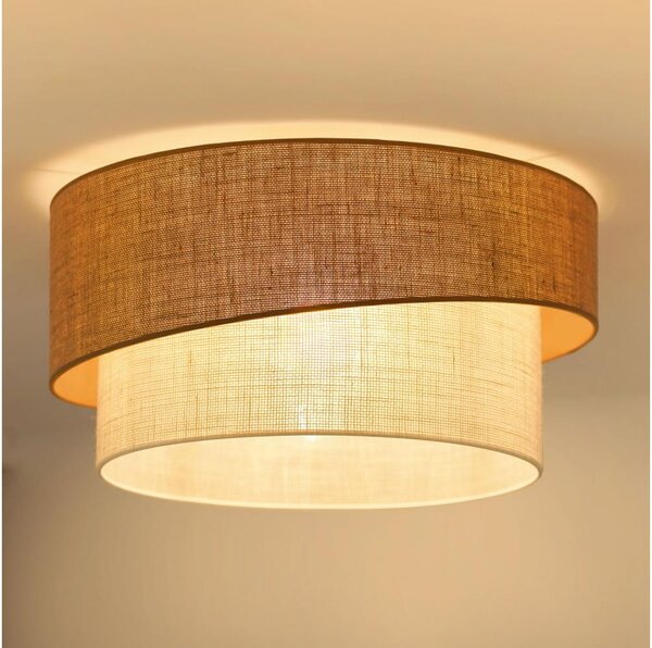 Brilagi - Lustr SHINE 1xE27/15W/230V pr. 50 cm bej/crem