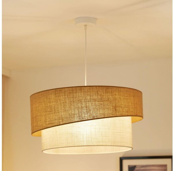 Brilagi - Lustr SHINE 1xE27/15W/230V, pr. 50 cm, bej/crem