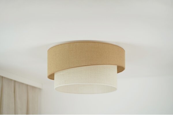 Brilagi - Lustr SHINE 1xE27/15W/230V pr. 50 cm bej/crem