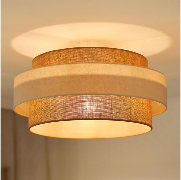 Lustră aplicată Brilagi SPACE LIGHT 1xE27/15W/230V d. 50 cm bej/crem