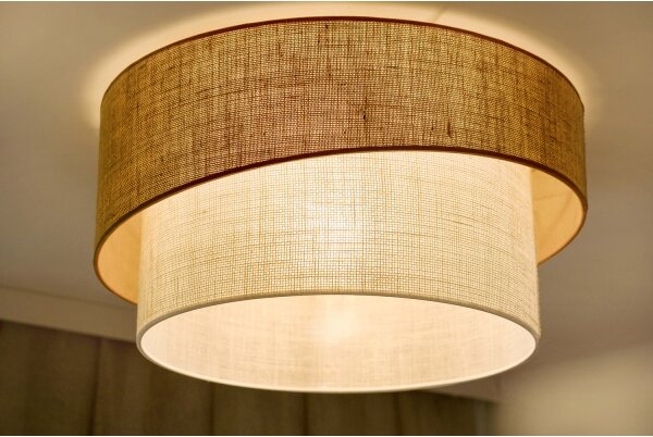Brilagi - Lustr SHINE 1xE27/15W/230V pr. 50 cm bej/crem