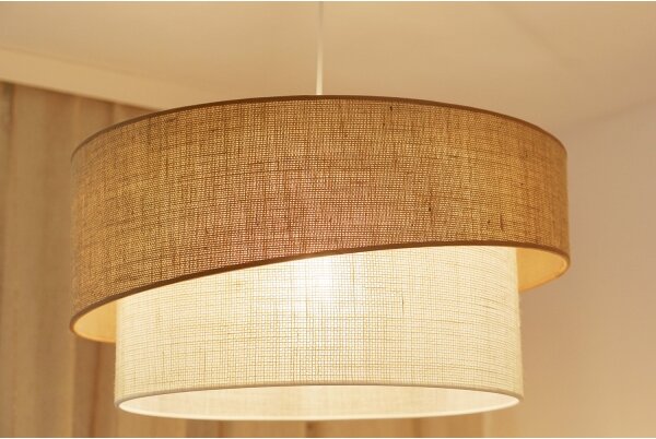 Brilagi - Lustr SHINE 1xE27/15W/230V, pr. 50 cm, bej/crem