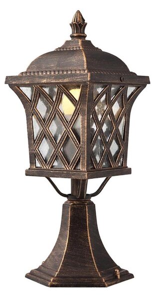Lampă de exterior Redo 9953 BREMEN 1xE27/42W/230V IP23 auriu/patină